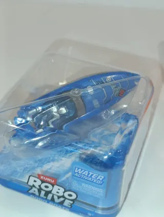 2 Barcos Robo Alive Zuru (Azul y Naranja)