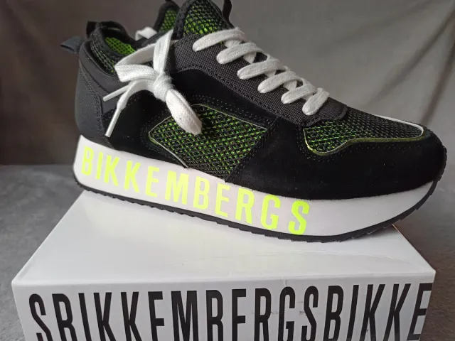 Zapatillas Bikkembergs Negras y Verdes