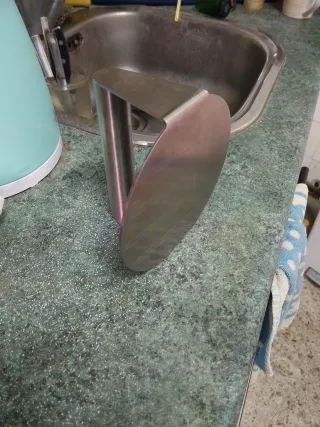 Prensa de hamburguesas de acero inoxidable