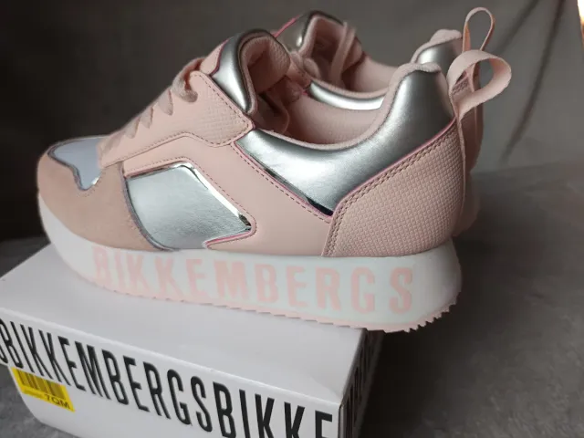 Zapatillas Bikkembergs Rosa y Plata