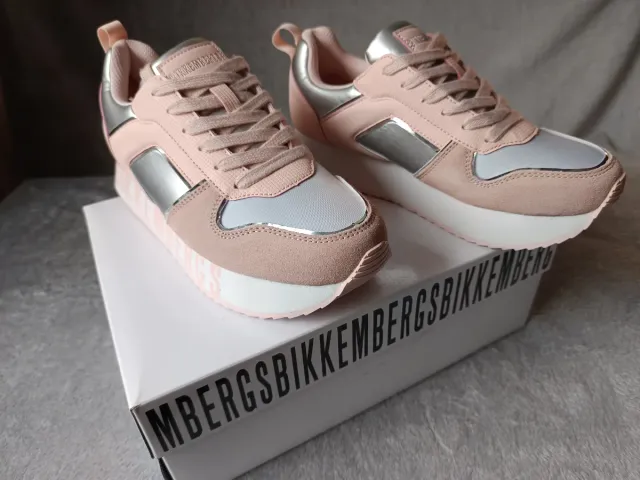 Zapatillas Bikkembergs Rosa y Plata