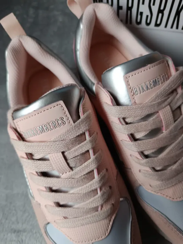 Zapatillas Bikkembergs Rosa y Plata