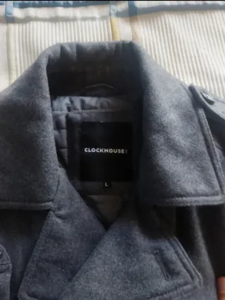 Abrigo Clockhouse Gris Talla L