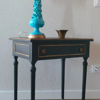 Mesitas Luis XVl negro  NO NEGOCIABLE