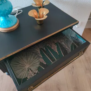 Mesitas Luis XVl negro  NO NEGOCIABLE