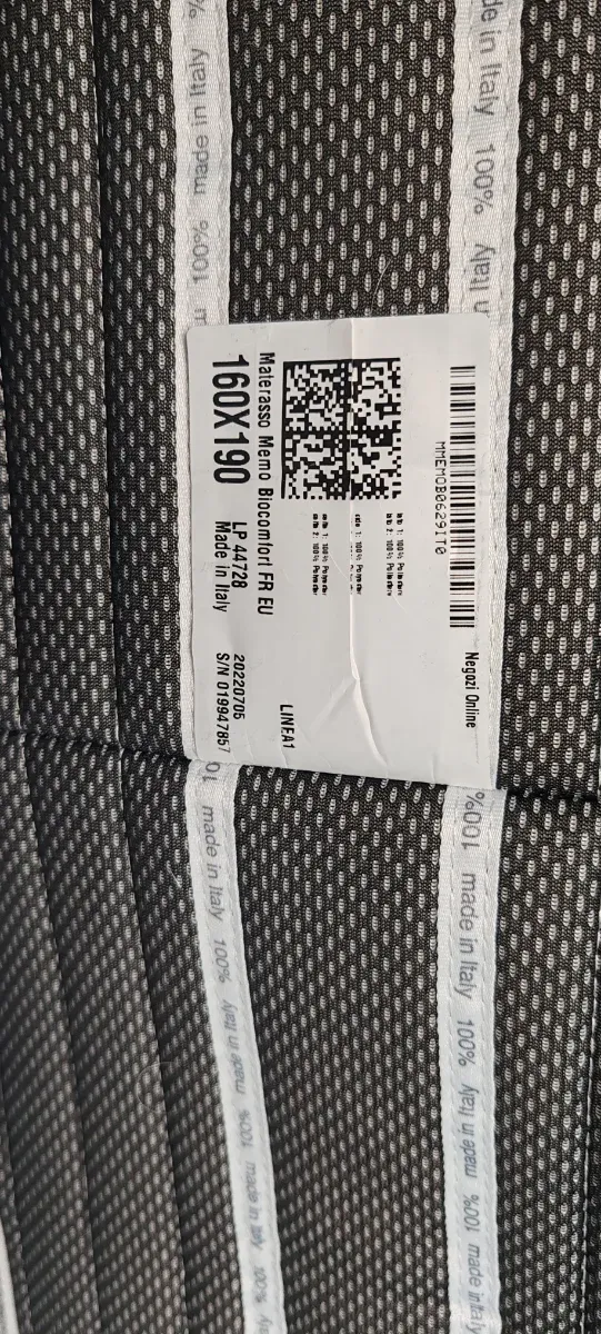 Materasso Matrimoniale 160x200 Bioconfort