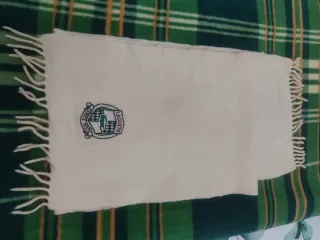 Bufanda Lacoste Beige Vintage