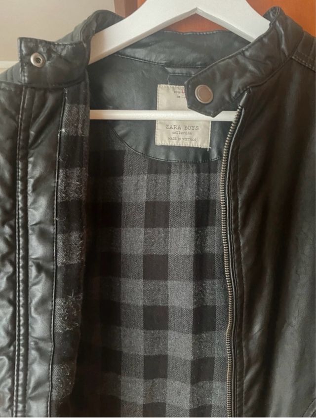 Cazadora Zara Kids Negra