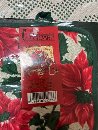 Set tagliere con presina Natale