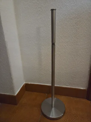 Portarrollos papel higiénico metal plateado