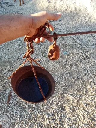 Báscula romana antigua