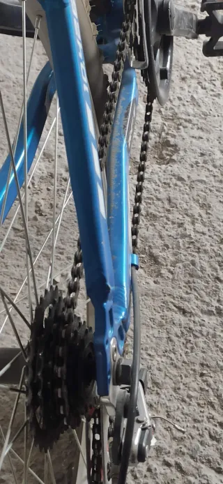 Bicicleta 26 Azul y Plata