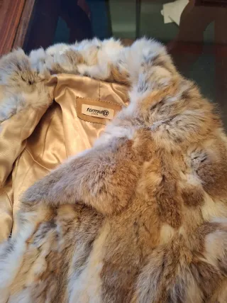 Chaquetón de piel sintetica