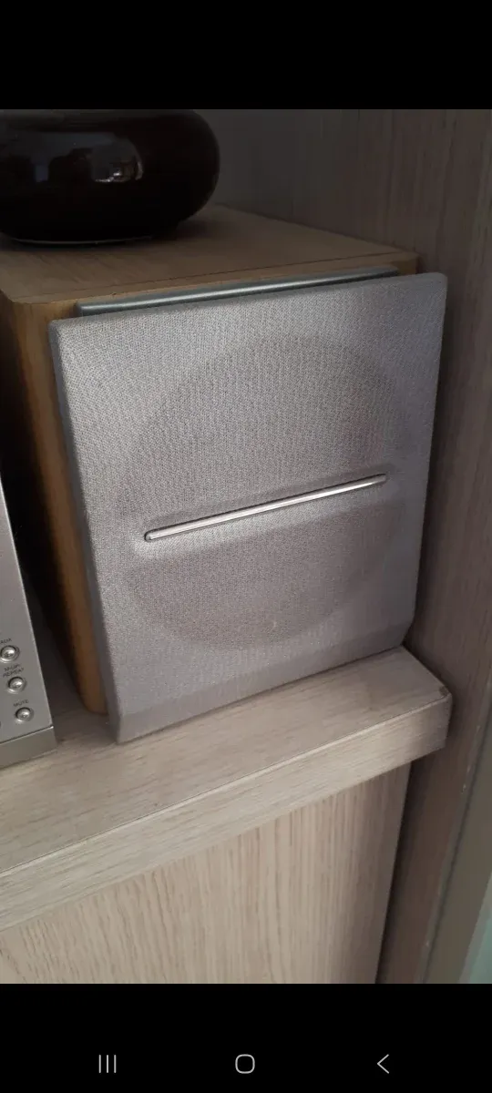 Minicadena CD Radio Plata y Azul