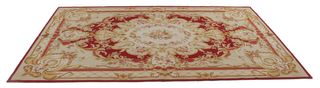 Arazzo Aubusson Stile France Beige 256x154 CM