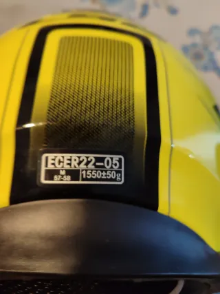 Casco LS2 Talla M Amarillo + bluetooth instalado