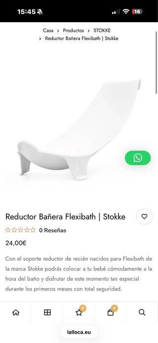 Soporte recién nacido para bañera Stokke Flexi Bat