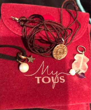 Colgantes Tous Oso y Perla