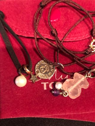 Colgantes Tous Oso y Perla