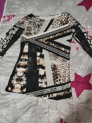Camiseta ANNA animal print Talla S-M