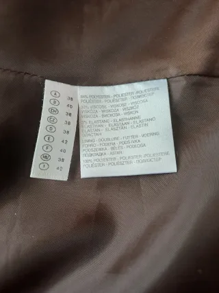 Americana marrón mujer C&A talla 40