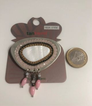 Broche Tan Trend Nácar Cristal