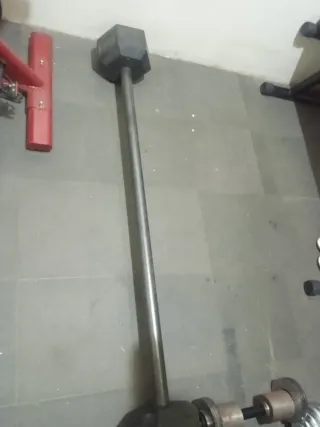 Mancuerna 50kg Barra peso muerto total:  55 kg