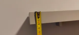 Estantería madera y metal gris