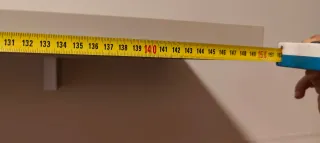 Estantería madera y metal gris