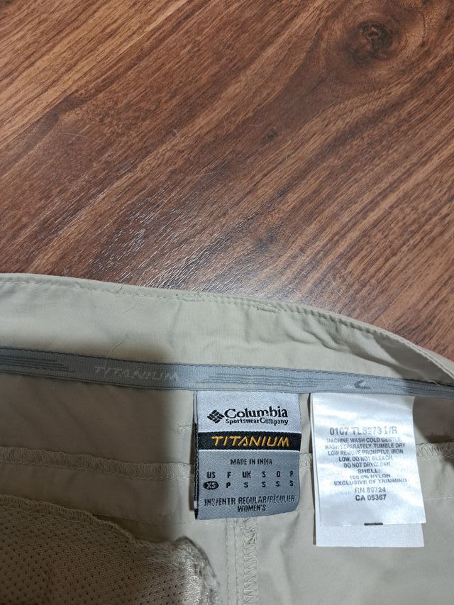 Pantalón Columbia Desmontable Beige Verano