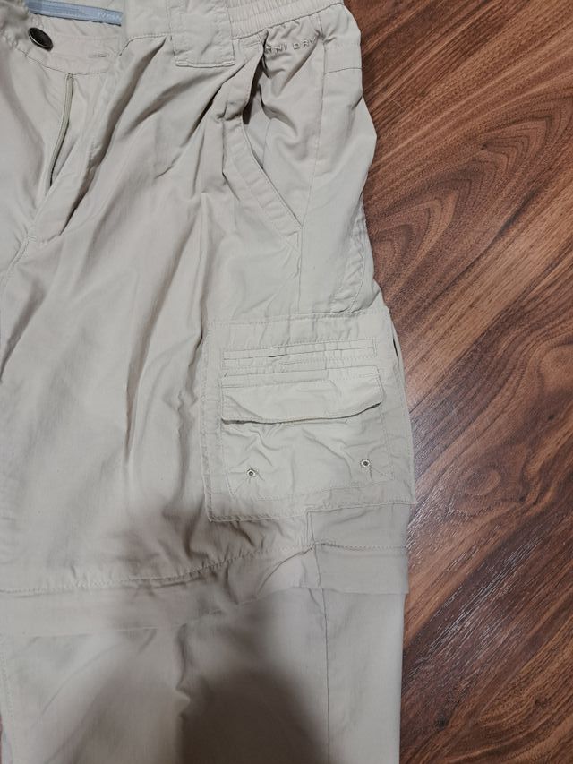 Pantalón Columbia Desmontable Beige Verano