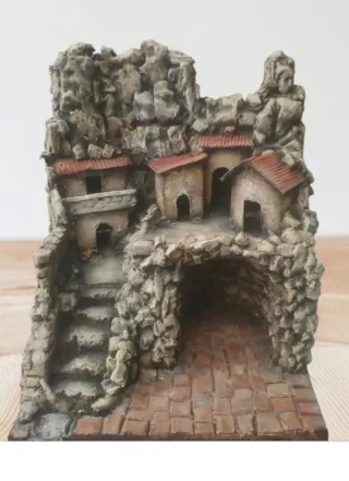 Presepe in polistirolo piccole 25x25 h28dimensioni