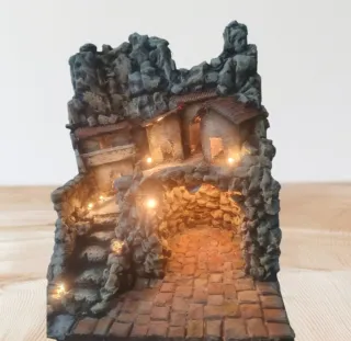 Presepe in polistirolo piccole 25x25 h28dimensioni