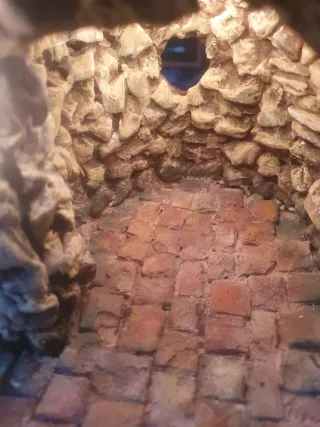 Presepe in polistirolo piccole 25x25 h28dimensioni