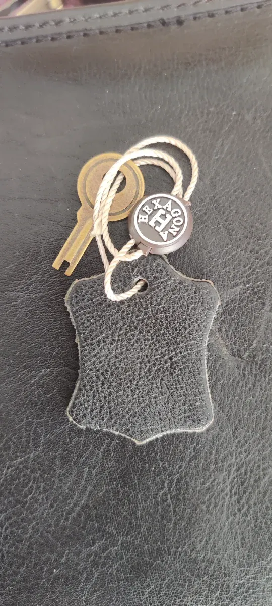 Bolso bandolera piel hombre negro nuevo