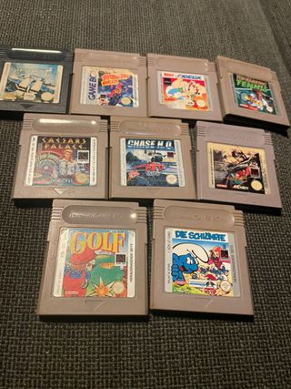 Lote 9 juegos Nintendo Game Boy