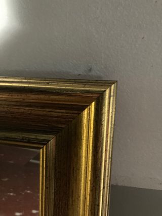Espejo Marco Dorado