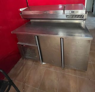 Nevera ingredientes hostelería acero inoxidable