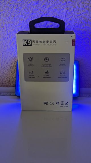Micrófono Inalámbrico K9 para Vlog