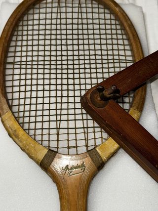 Raqueta Tenis Antigua Speciale + Prensa Madera