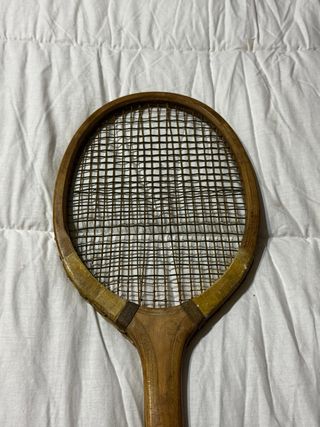Raqueta Tenis Antigua Speciale + Prensa Madera