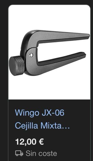 Wingo JX-06 Cejilla Mixta Guitarra