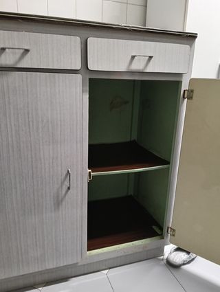 Mueble Cocina Vintage Gris