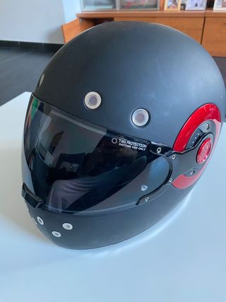 Casco Moto Premier Negro