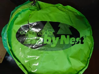 Saco Carrito Bebé Naranja y Verde Odenwalder