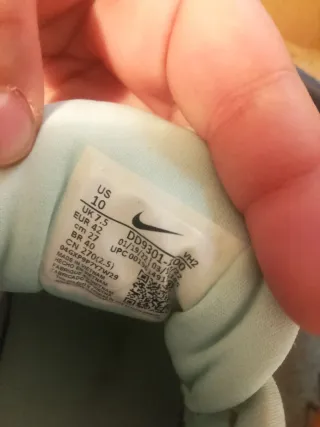 Zapatillas Nike Azules y Blancas