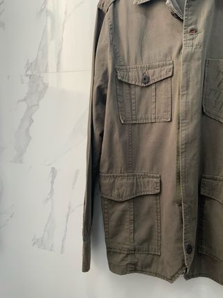 Chaqueta Zara Hombre Talla M Verde Oliva