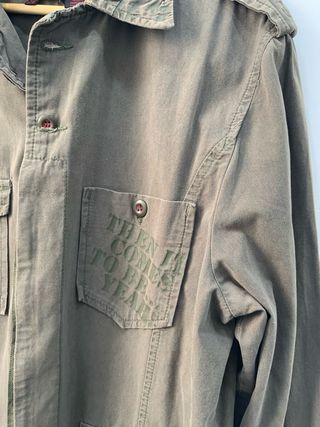 Chaqueta Zara Hombre Talla M Verde Oliva