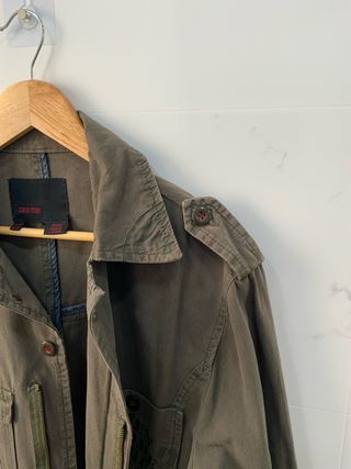 Chaqueta Zara Hombre Talla M Verde Oliva