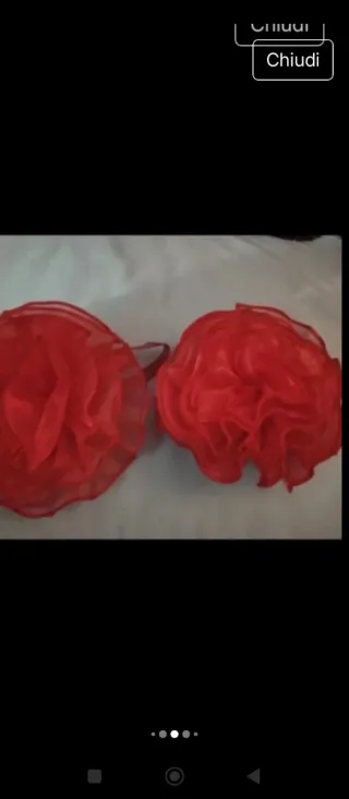 Set 2 tendoni velati decoro in omaggio calamite